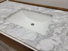 Load image into Gallery viewer, Carrara White Natural Italian Marble Vanity Top