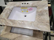 Load image into Gallery viewer, Emperador Cultured Marble Vanity Top