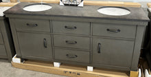 Load image into Gallery viewer, Aberdeen Bathroom Vanity with Blue Limestone Top
