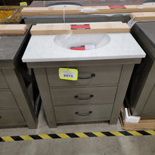 Load image into Gallery viewer, Aberdeen Bathroom Vanity with Carrara White Marble Top
