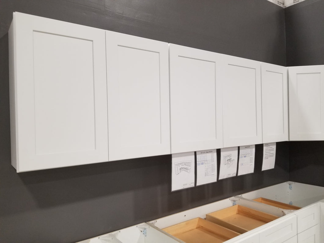 London White Kitchen Wall Cabinets