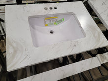 Load image into Gallery viewer, Wintermist Cultured Marble Vanity Top
