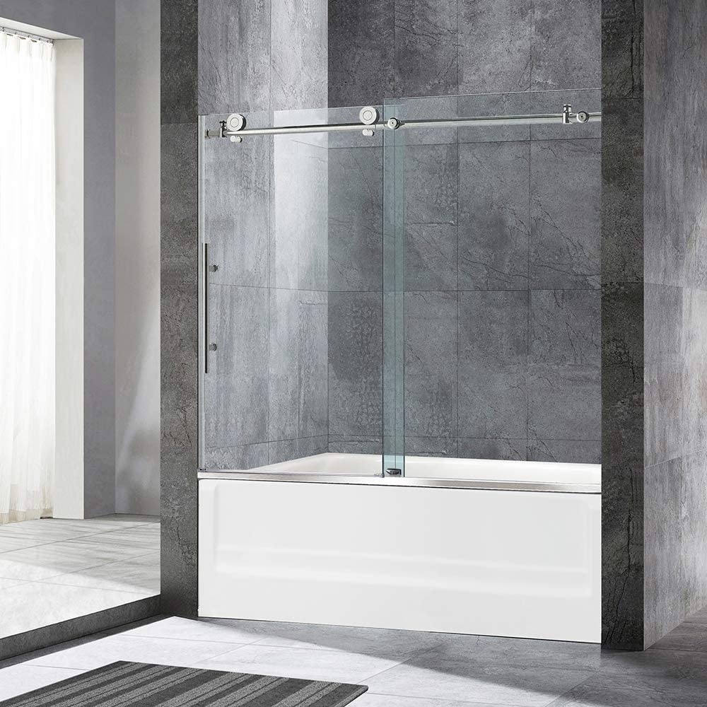 Frameless Bathtub Door 60x62