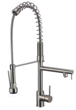 Load image into Gallery viewer, Pull Down Spring Kitchen Faucet with Pot Filler #KF-82H35
