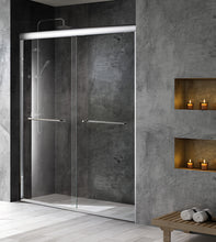 Load image into Gallery viewer, Framed Bypass Sliding Shower Door 60x76
