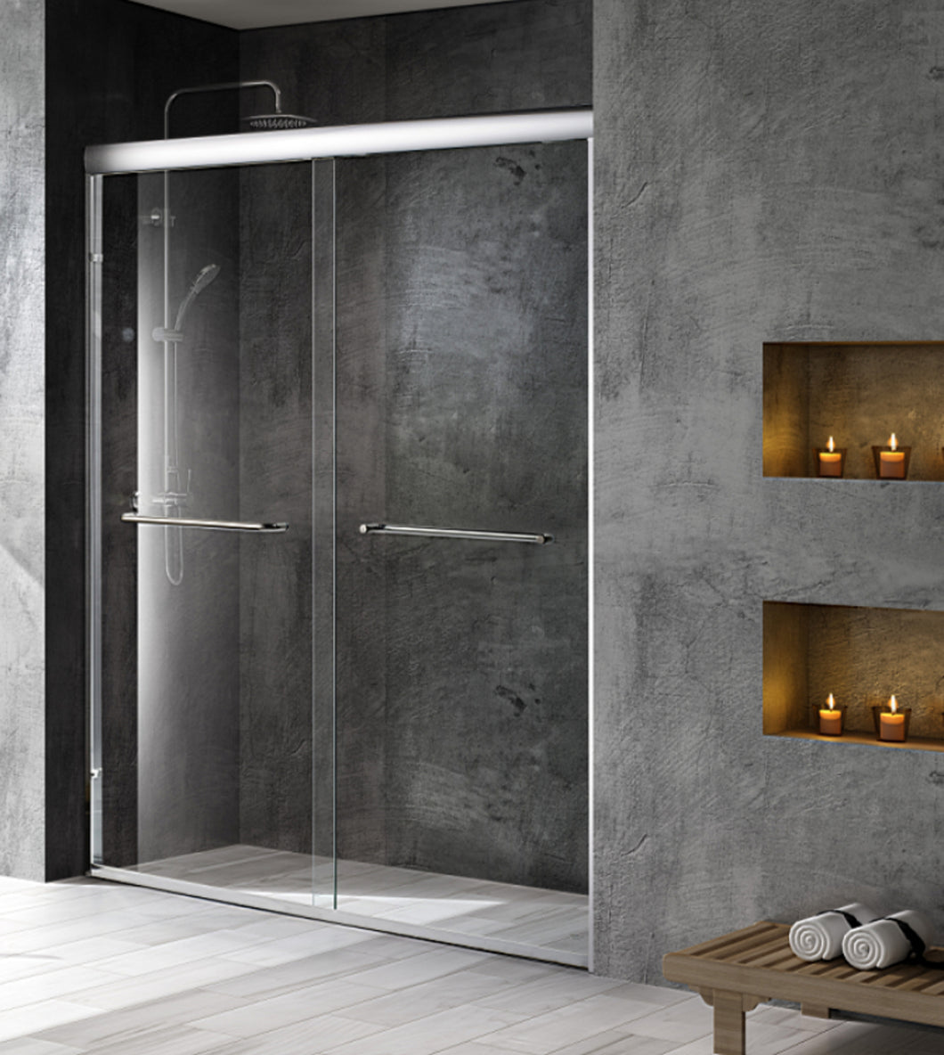 Framed Bypass Sliding Shower Door 48x76